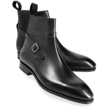 JODHPUR BOOTS IN BLACK BOXCALF