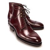 DRESS BOOTS IN CORDOVAN BURGUNDY
