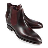 Lexaitaliano Chelsea Boots in Burgundy Museum