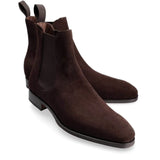 Brown Suede Chelsea Boots