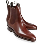 Lexaitaliano Chelsea Boots in Burgundy Vegano