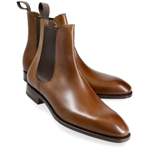 Lexaitaliano Chelsea Boots in Brown Vegano