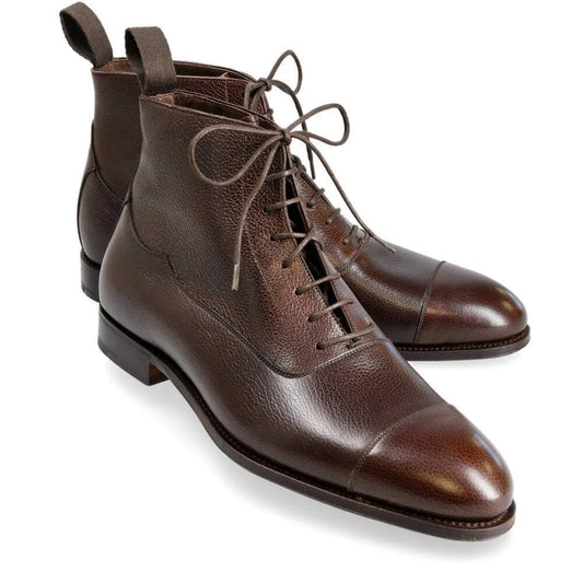 Lexaitaliano Balmoral Boots in Brown Grain