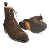 Lexaitaliano Balmoral Boots in Brown Suede
