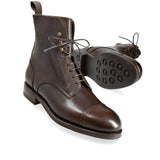 Lexaitaliano Cap Toe Boots in Brown Funchal
