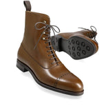 Lexaitaliano Balmoral Boots in Brown Vegan