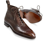 Lexaitaliano Balmoral Boots in Brown Grain