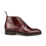 CHUKKA BOOTS IN BURGUNDY SHELL CORDOVAN