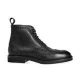 Lexaitaliano Wingtip Boots in Black Funchal