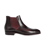 Lexaitaliano Chelsea Boots in Burgundy Museum