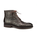Lexaitaliano Ankle Boots in Brown Crocodile