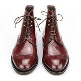 DRESS BOOTS IN CORDOVAN BURGUNDY
