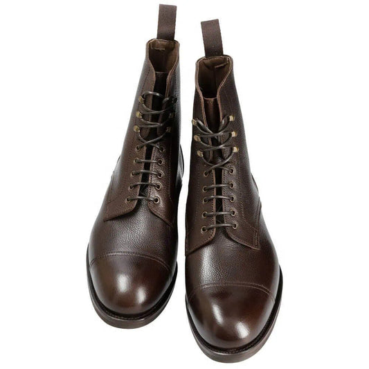 DRESS BOOTS IN BROWN GRAIN