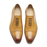 Adele-Adelaide Oxford - Mustard | Hand Welted