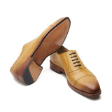Adele-Adelaide Oxford - Mustard | Hand Welted