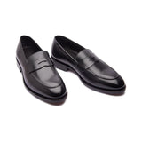 Aurus Penny Loafer - Black Hand Welted Classics Collection