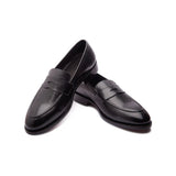 Aurus Penny Loafer - Black Hand Welted Classics Collection