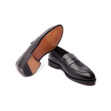 Aurus Penny Loafer - Black Hand Welted Classics Collection