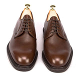 BROWN GRAIN DERBY SHOES
