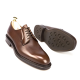 BROWN GRAIN DERBY SHOES