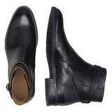 BRUNO Black leather men Jodphur boots