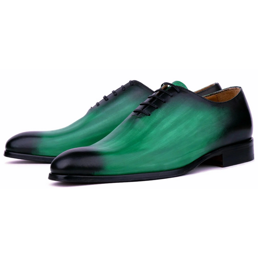 Benson Wholecut Oxford – Patina Green