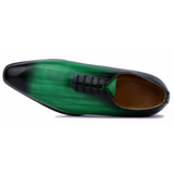 Benson Wholecut Oxford – Patina Green