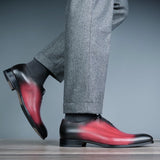 Benson Wholecut Oxford – Patina Oxblood