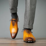 Benson Wholecut Oxford – Custom Patina Tan
