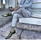 Lexa Wholecut Oxford – Olive Green