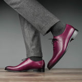 Benson Wholecut Oxford – Plum