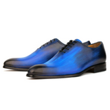 Benson Wholecut Oxford – Blue Patina