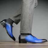 Benson Wholecut Oxford – Blue Patina