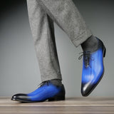 Benson Wholecut Oxford – Blue Patina