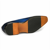 Benson Wholecut Oxford – Blue Patina