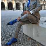 Benson Wholecut Oxford – Blue Patina