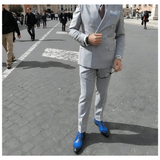 Benson Wholecut Oxford – Blue Patina