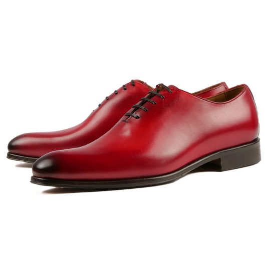 Benson Wholecut Oxford – Scarlet Red