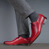 Benson Wholecut Oxford – Scarlet Red
