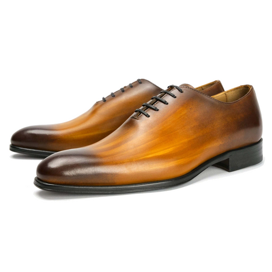 Benson Wholecut Oxford – Custom Patina Tan