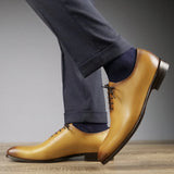 Benson Wholecut Oxford – Almond Tan
