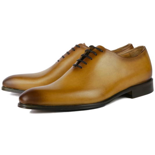 Benson Wholecut Oxford – Almond Tan