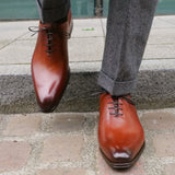 Benson Wholecut Oxford – Chestnut