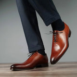 Benson Wholecut Oxford – Chestnut