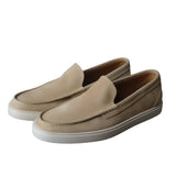 Biege Suede Anthea Slip On Sneakers
