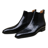Leather Lucca Slip On Chelsea Boots