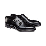 Black Leather Castle Monk Straps