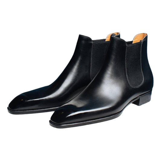 Leather Lucca Slip On Chelsea Boots