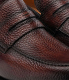 Brown Leather Montreal Chunky Loafers