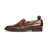 Brown Leather Palmela Horsebit Loafers